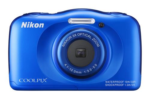 NIKO Fotocamera digitale Nikon Coolpix S33 13.2 mpx zoom 6x blu